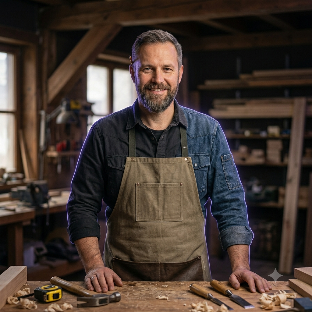 Zufriedener Handwerksmeister
